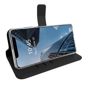 Book Case Leer Zwart iPhone 12 Pro Max 10