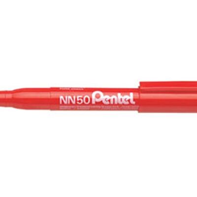 Pentel Merkpen Green-Label NN50 Rood