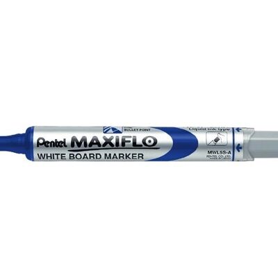 Pentel Maxiflo Whiteboardmarker Dun MWL5S Blauw