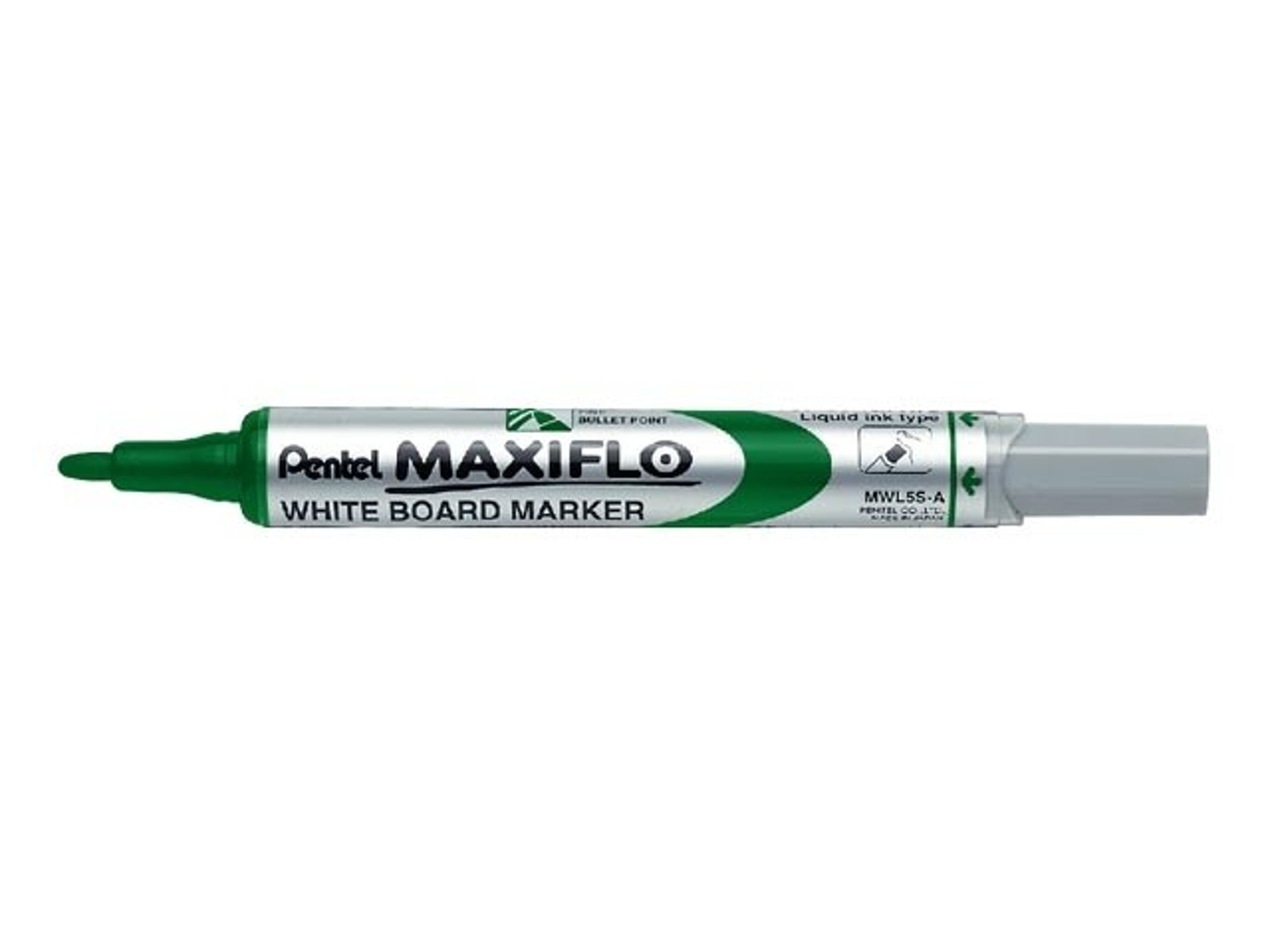 Buy wholesale Pentel Maxiflo Whiteboard Marker Thin MWL5S Green