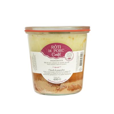 Roti de porc, bocal 400g