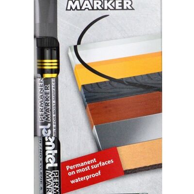 Pentel Permanent Marker Set N850-4 Zw-Rd-Bl-Gr