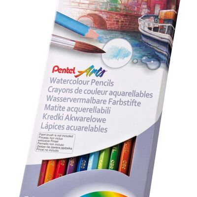 Pentel Set 12 Aquarelpotloden CB9-12U