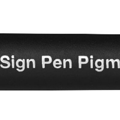 Pentel Brush Sign Pen Pigment SESP15-AX Zwart