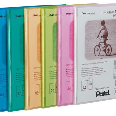 Pentel Displaybook Clear 20 Transparent