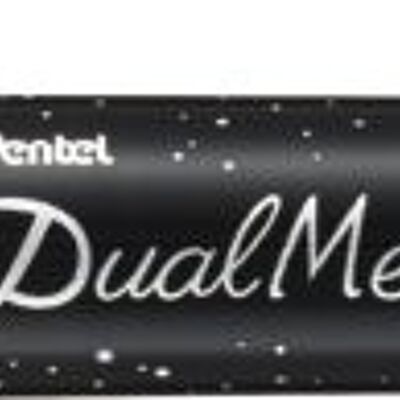 Pentel Dual Metallic Brush XGFH-DZX Zilver
