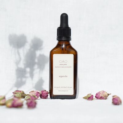 Argan oil 50 ml - gift box in a bed of roses