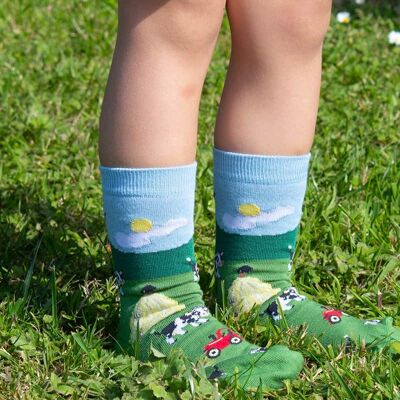 Chaussettes pour enfants vaches