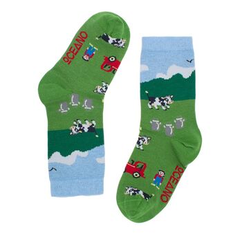 Chaussettes pour enfants vaches 4