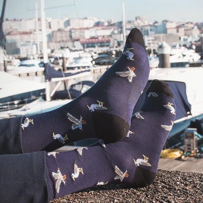 Chaussettes Gaviotas bleu marine