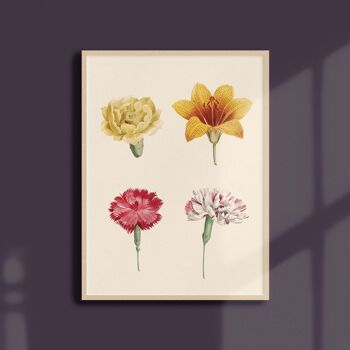 Affiche 21x30 - Composition de fleurs 1