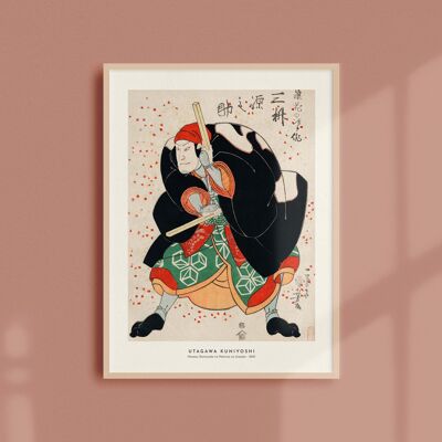 Affiche 30x40 - Mimasu Gennosuke no Namiwa no Jirosaku