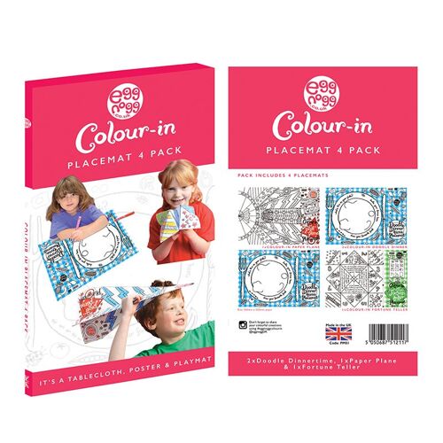 Colour-in Placemats (Set of 6)