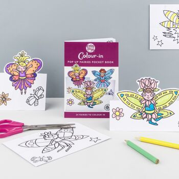 Carnet de cartes - Pop-up Fairies