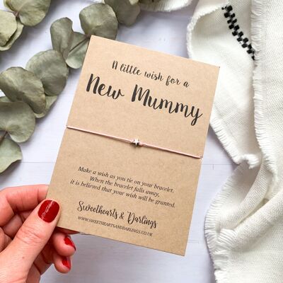 A Little Wish For A New Mummy - Wish Bracelet