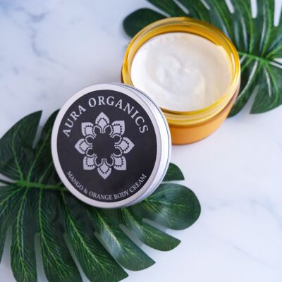 Organic Vegan body cream - Mango & Orange