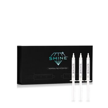 Lot de 3 seringues pour blanchiment dentaire professionnel, SHINE, 3 x 3 ml 4