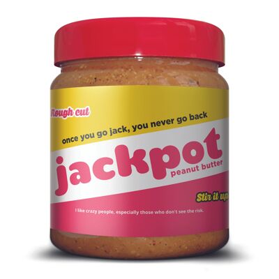 #9 jackpot peanut butter  'Rough Cut' 500g