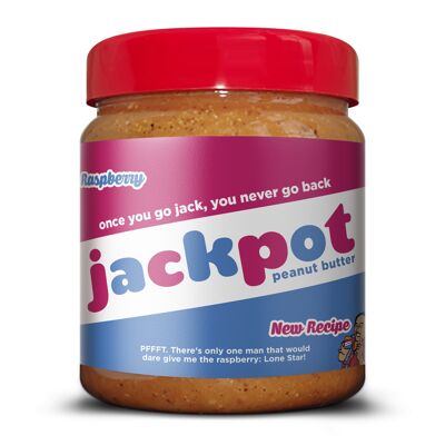 #7 New Recipe Jackpot Raspberry Peanut Butter 500g