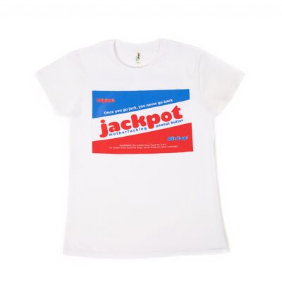 original original jackpot motherfucking peanut butter white T-shirt