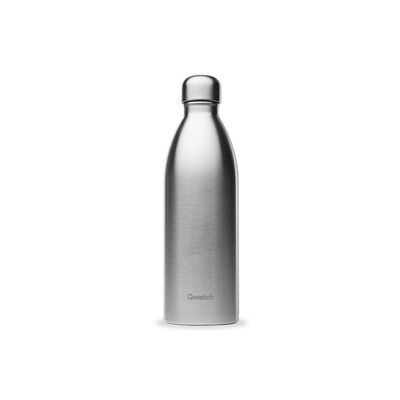 One drinking bottle 1000 ml, stainless steel