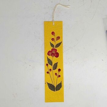 Marque-pages de mûrier à fleurs colorées Vie Naturals, paquet de 10 3