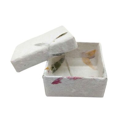 Caja de regalo de papel Mulberry de Vie Naturals, paquete de 10, 5x5x3cm