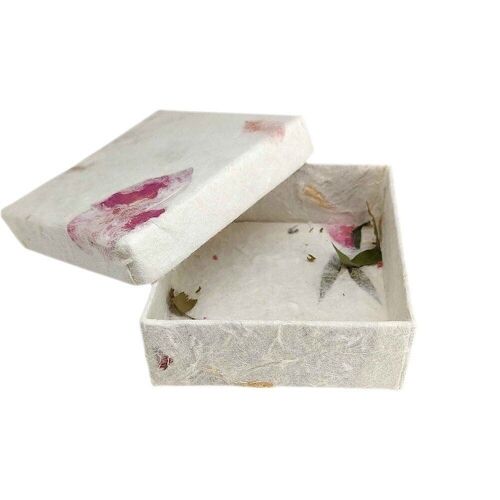Vie Naturals Mulberry Paper Gift Box, Pack of 10, 8x8x4cm