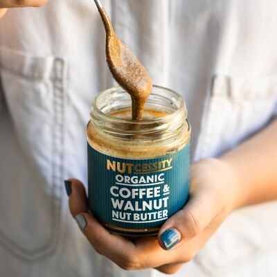 Organic Coffee and Walnut Nut Butter