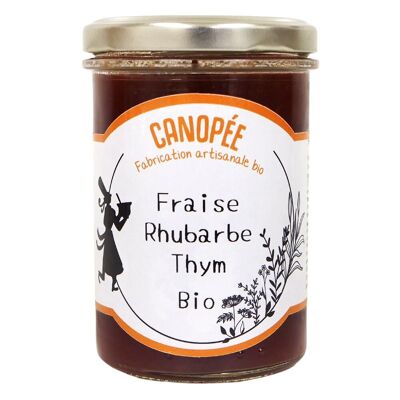 Canopée - Confiture Fraise, rhubarbe, thym