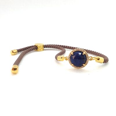 Natural lapis lazuli bracelet