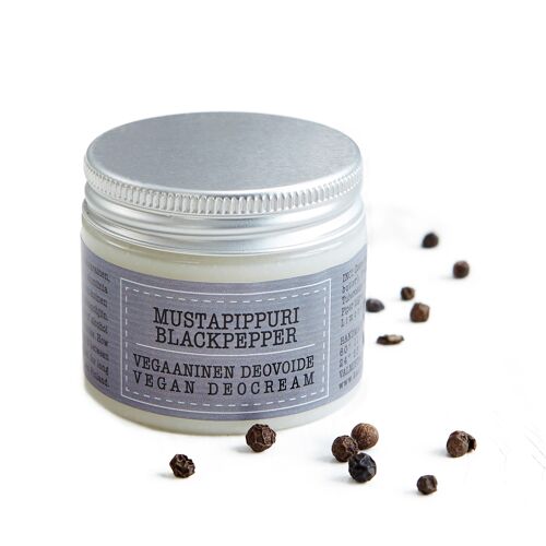 Vegan Deodorant Cream Black Pepper 50ml