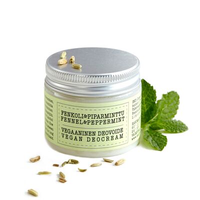 Vegan Deodorant Cream Fennel & Peppermint 50ml