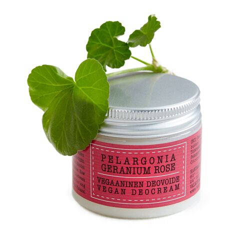 Vegan Deodorant Cream Rose Geranium 50ml