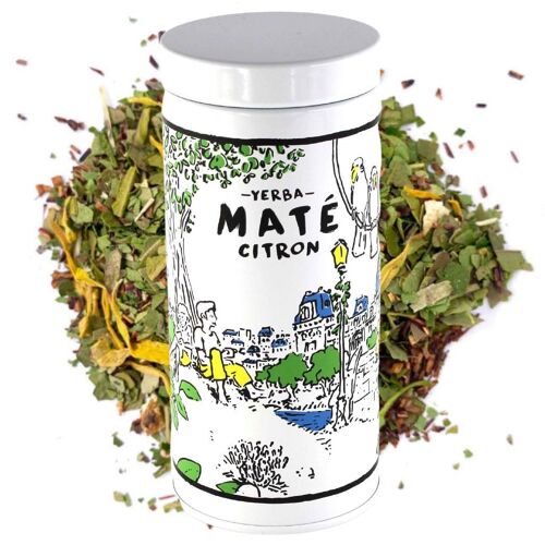 Maté Citron Bio - Boîte en fer blanc 100g