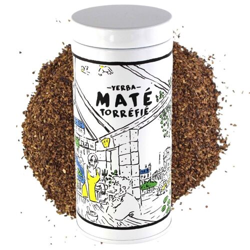 Maté Torréfié Bio - Boîte en fer blanc 100g
