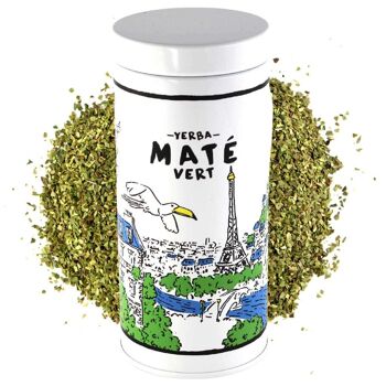 Maté Vert Bio - Boîte en fer blanc 100g 1