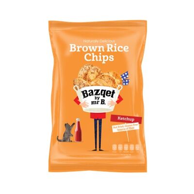 Bazqet Rice Chips Ketchup 24g