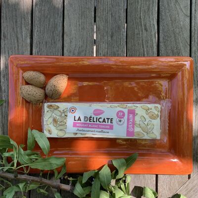 LA DELICATE BARRE 100g : NOUGAT DE PROVENCE BLANC TENDRE