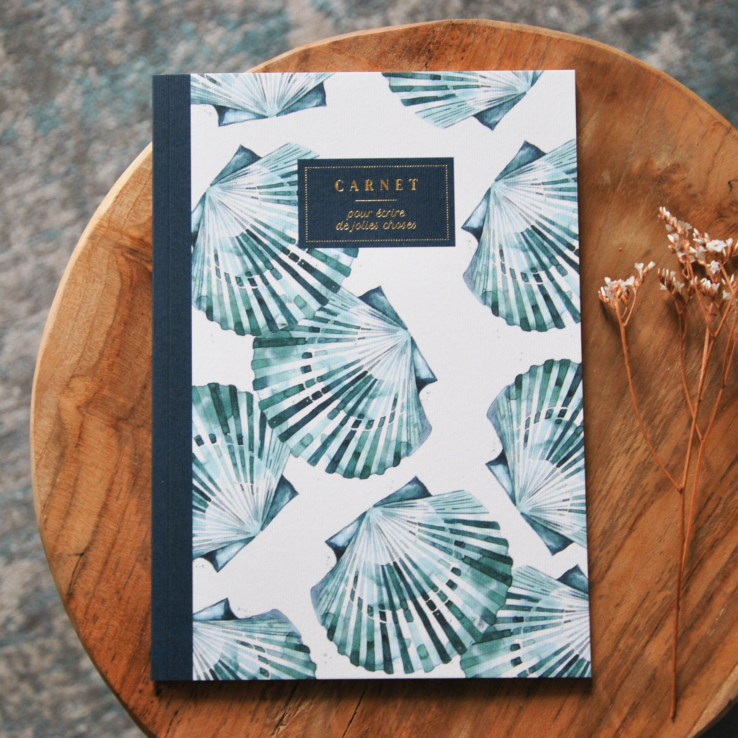 Schreibwaren-Notizbuch A5 - Blaue Schale