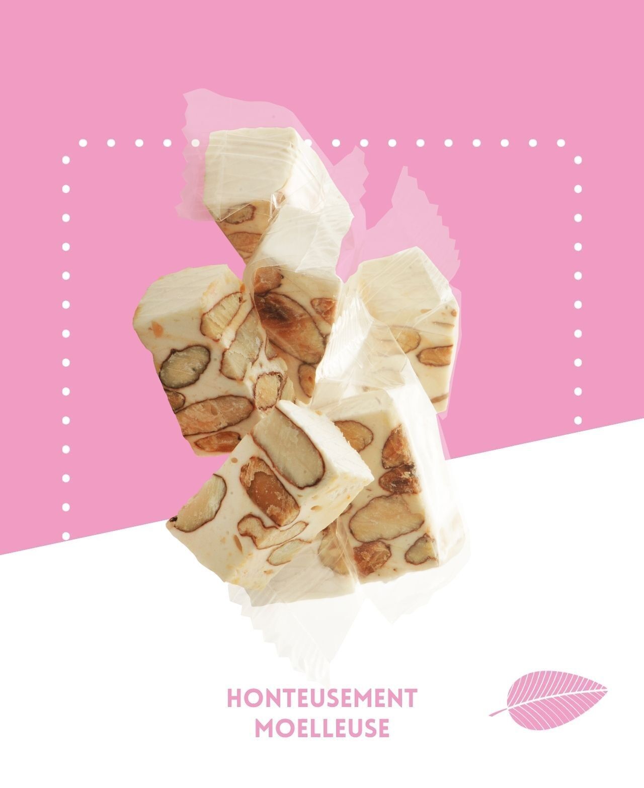 LA DELICATE VRAC 2kg : NOUGAT DE PROVENCE BLANC TENDRE