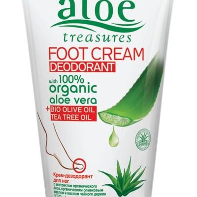Voetcrème Deodorante 120ml (Aloë)