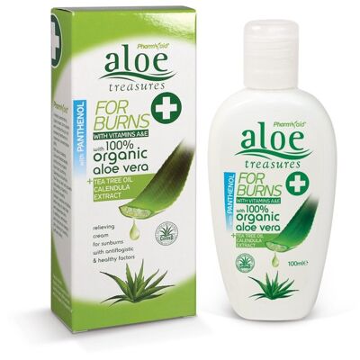 For Burns Cream In Green Box 100ml (Aloe)