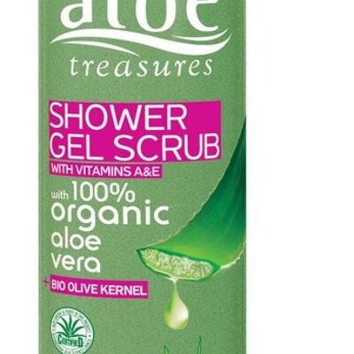 Shower Gel Scrub Olive Oil 250ml (Aloe)