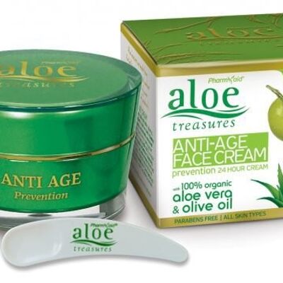 Crema Facial Anti Edad 50ml (Aloe)