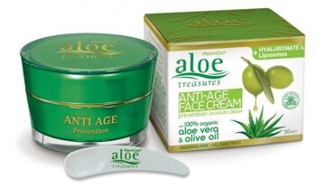 Crème Visage Anti-Âge 50ml (Aloe)