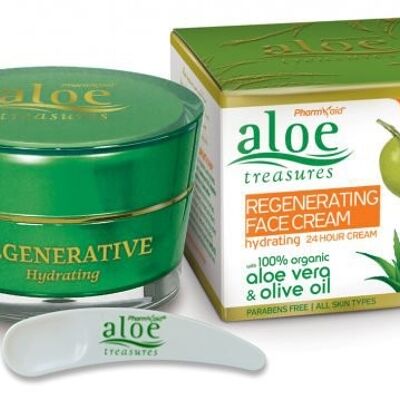 Crème Visage Régénérante 50ml (Aloe)