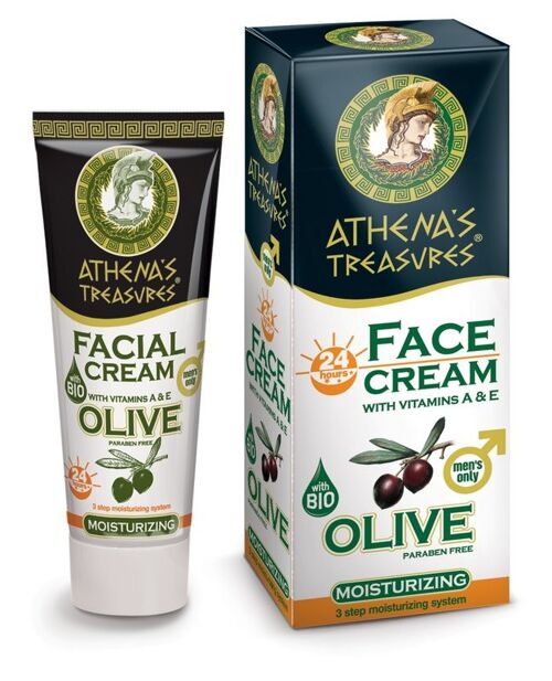 24 Hour Facial Cream For Men 50ml (Athena´s)