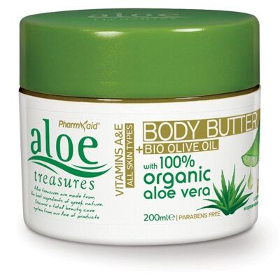 Body Butter Olive Oil 200ml (Aloe)