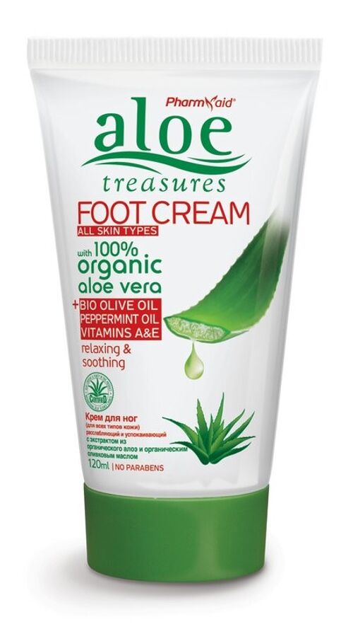 Foot Cream Olive Oil 120ml (Aloe)